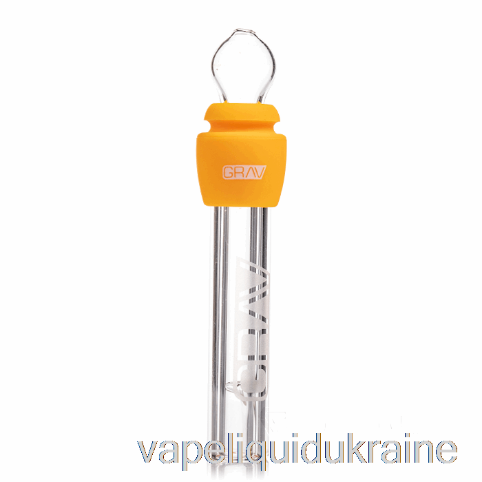 Vape Liquid Ukraine GRAV Glass Blunt with Silicone Mustard Yellow